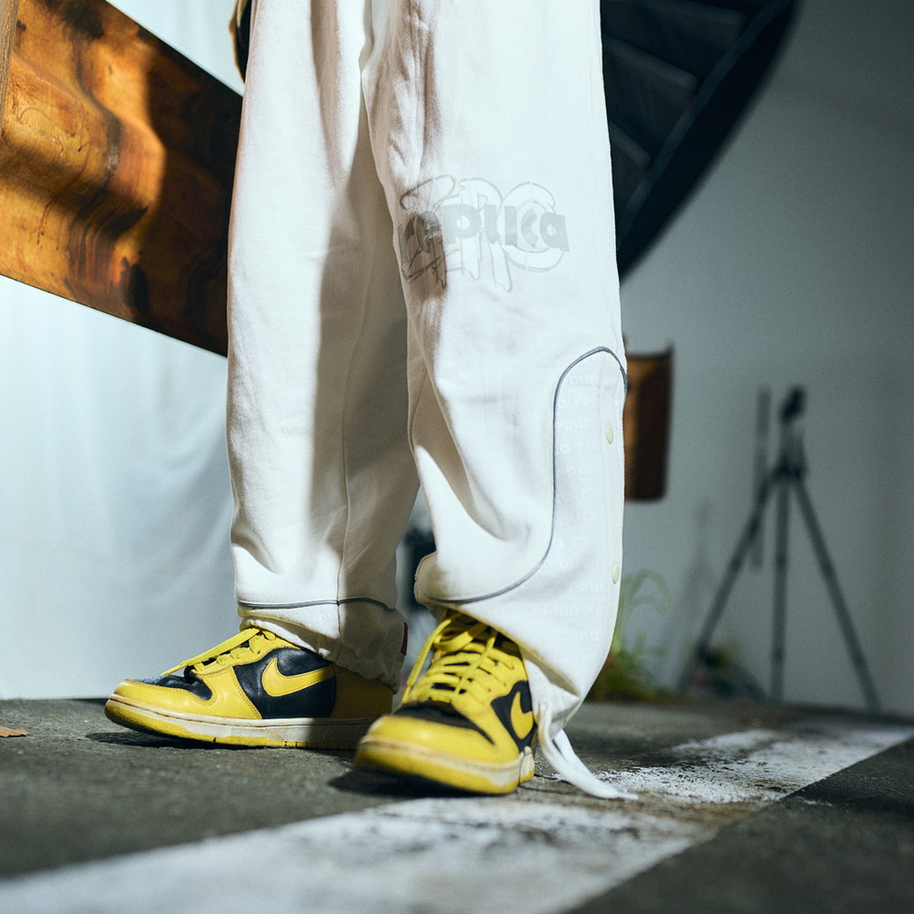 【VAWS limited】Logo Sweat Bottoms “replica ZERO”[White]