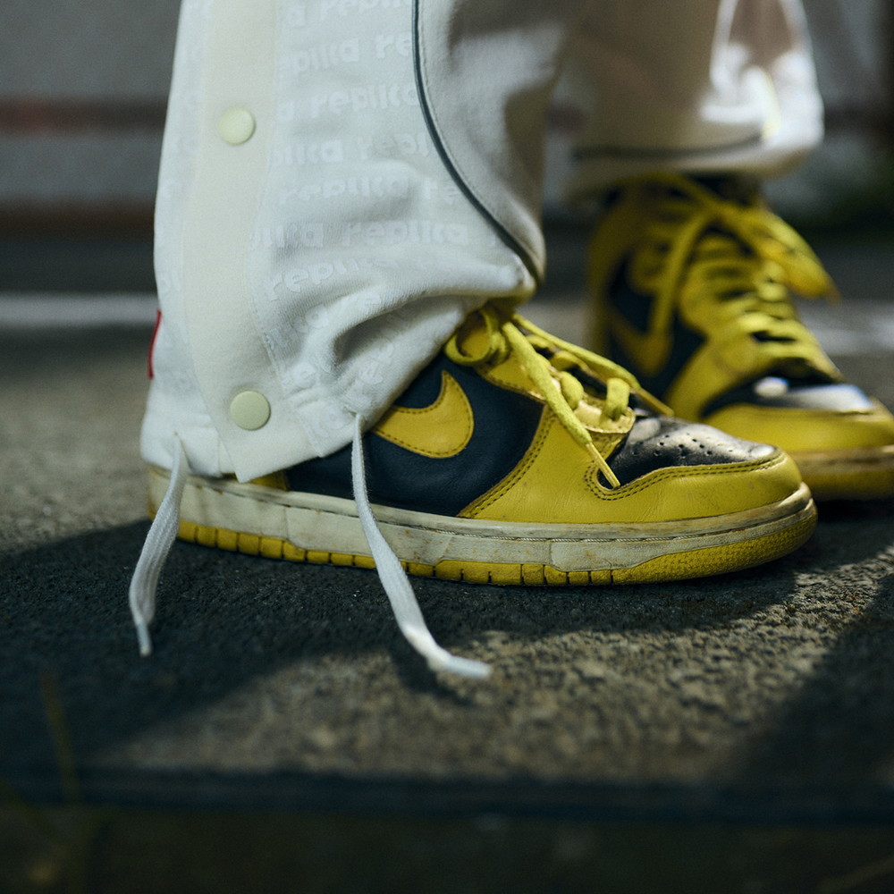 【VAWS limited】Logo Sweat Bottoms “replica ZERO”[White]