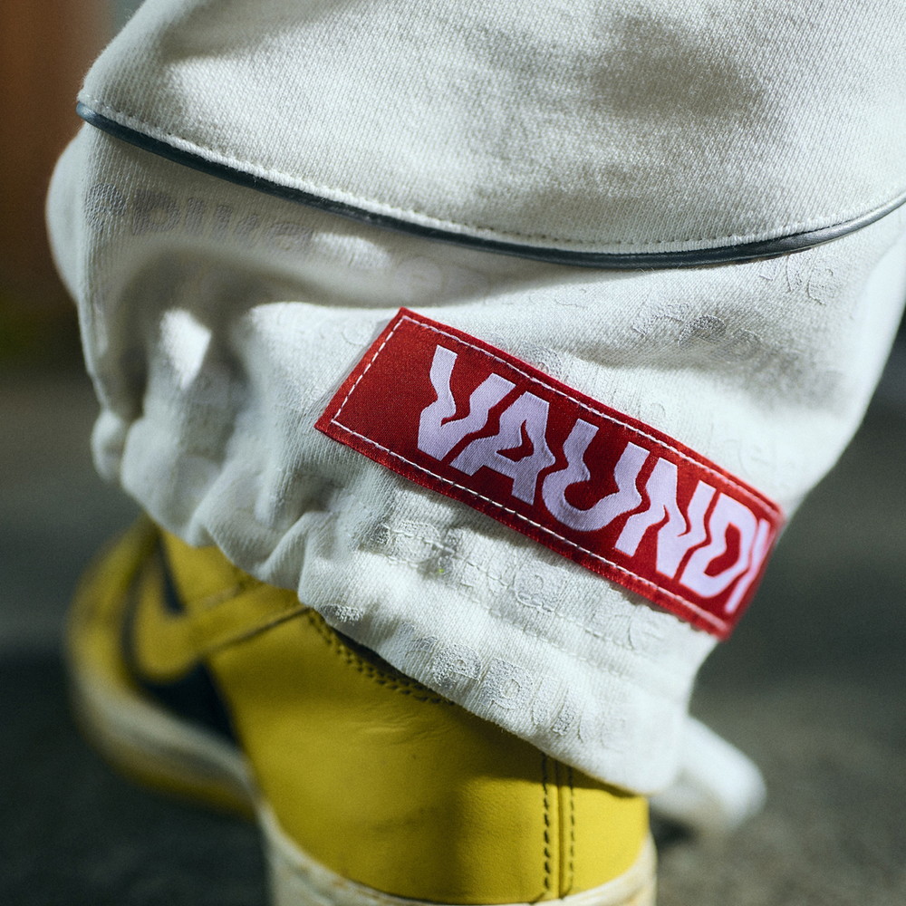 【VAWS limited】Logo Sweat Bottoms “replica ZERO”[White]