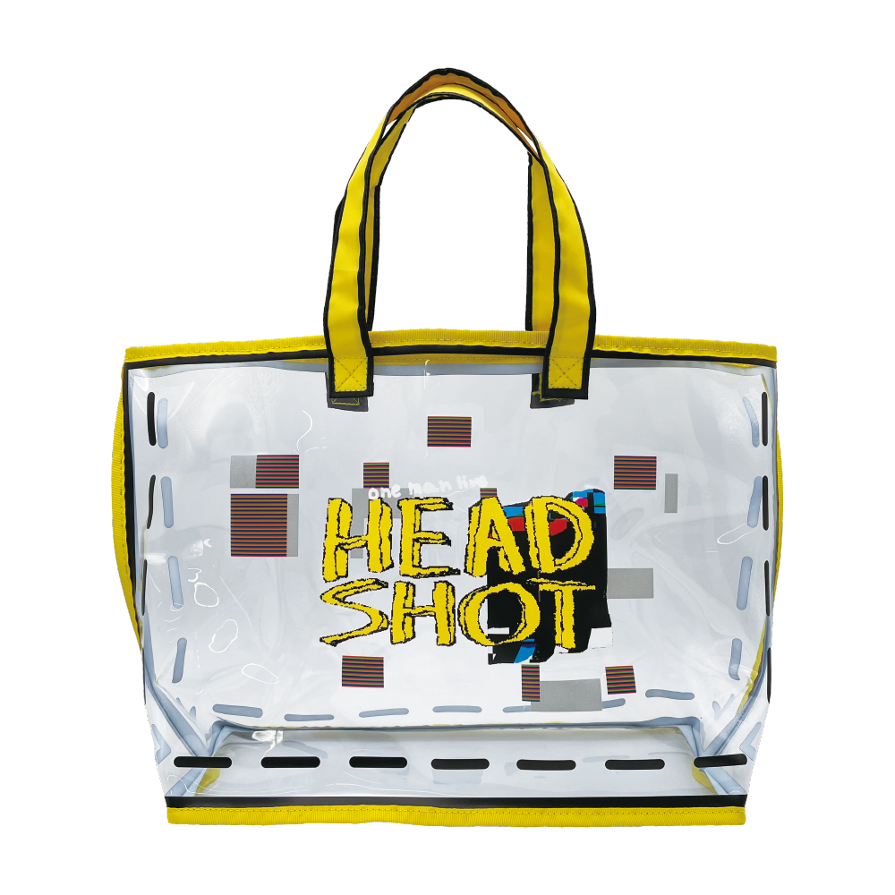 Clear Tote Bag “HEADSHOT” 