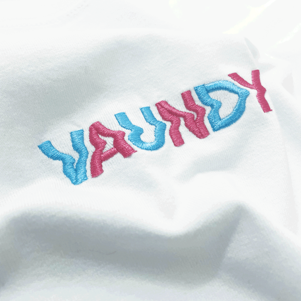 Bicolor Logo T-Shirts [Blue×Pink]