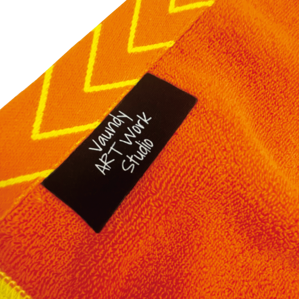 Logo Jacquard Towel [Yellow×Orange]