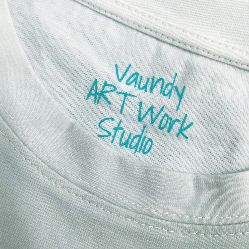 Block Logo T-shirt "FUSION"［Mint］