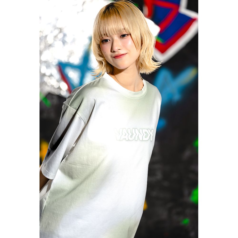 Block Logo T-shirt "FUSION"［Mint］