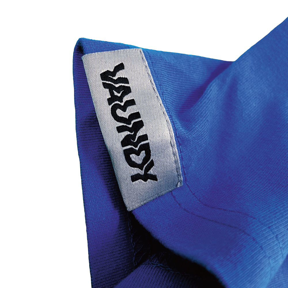 Metal Logo T-shirt "FUSION"［Blue］