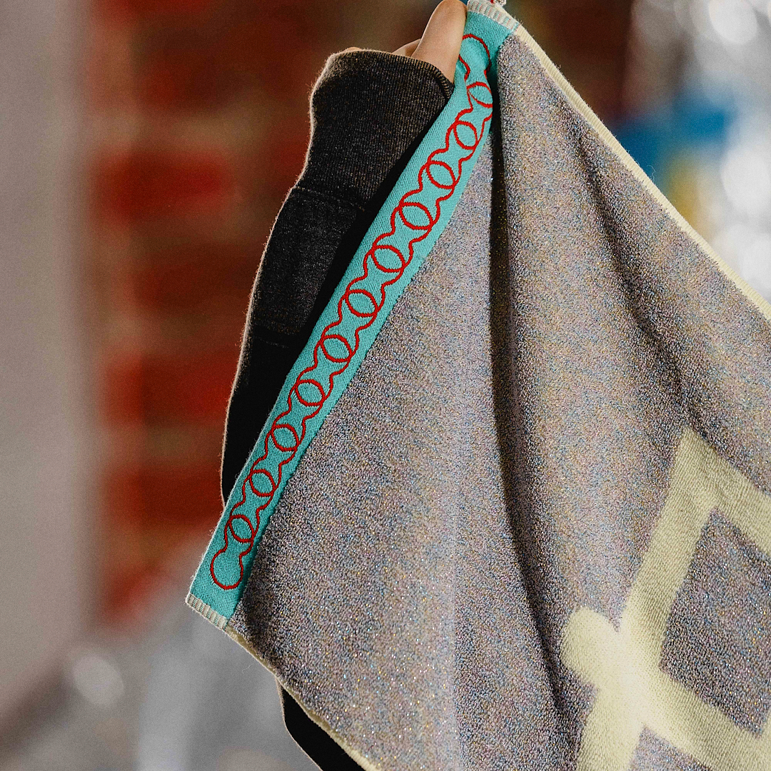 Glitter Logo Towel "FUSION"