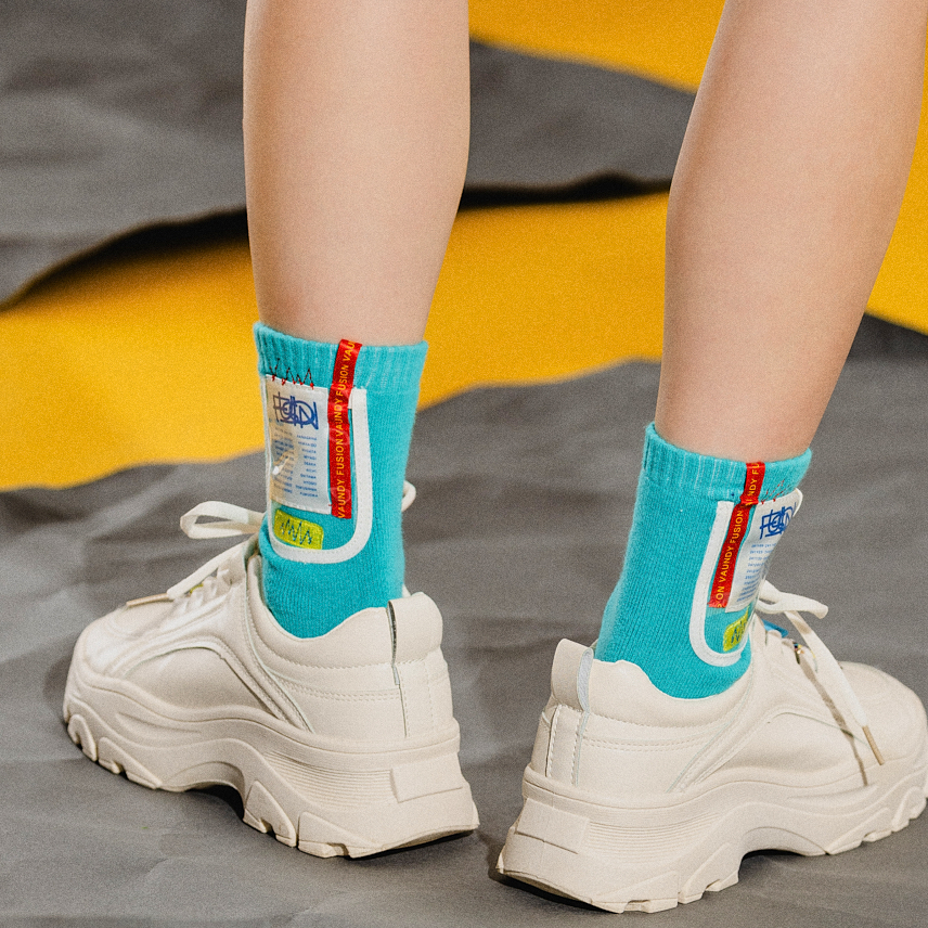 Pocket Socks "FUSION"［Mint］