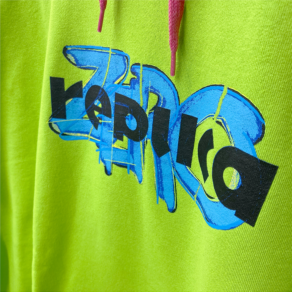 Logo Hoodie “replica ZERO”[Light Green]