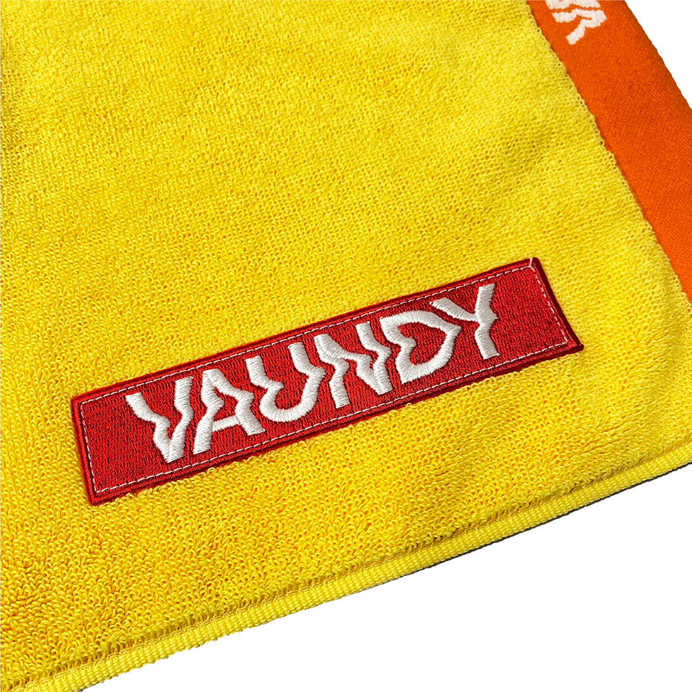 Logo Jacquard Towel “replica ZERO”[Orange x Yellow]