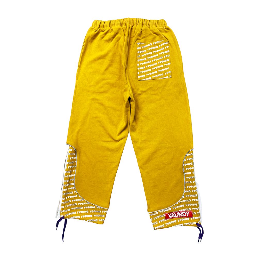 Logo Sweat Bottoms “replica ZERO”[Mustard]