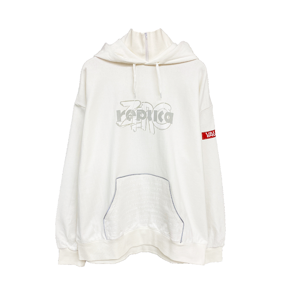 【VAWS limited】Logo Hoodie “replica ZERO”[White]