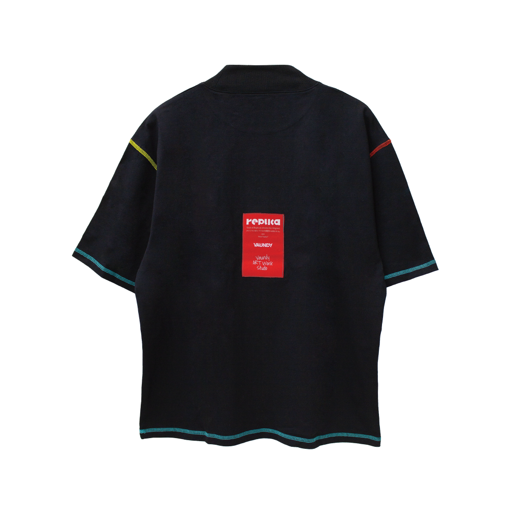 “replica” of Logo T-shirt [Black]