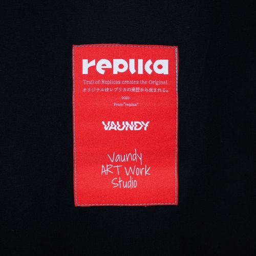 “replica” of Logo T-shirt [Black]