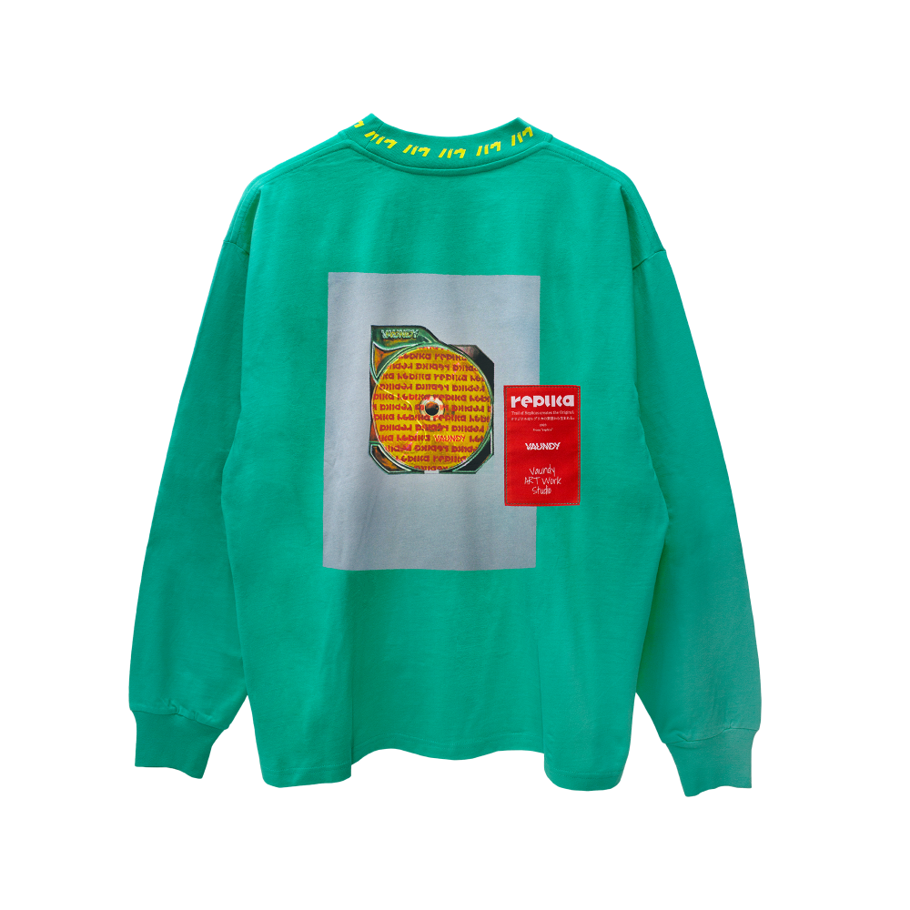 “replica” of Long Sleeve T-shirt [Turquoise Green]