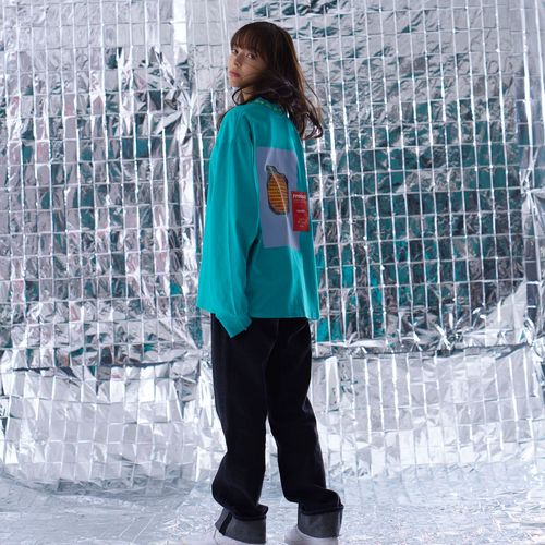 “replica” of Long Sleeve T-shirt [Turquoise Green]