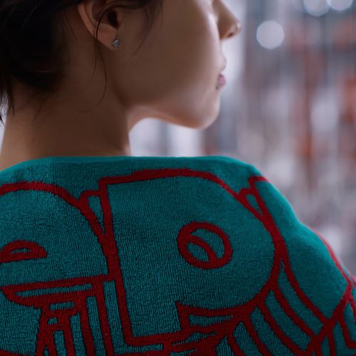 “replica” of Logo Jacquard Towel