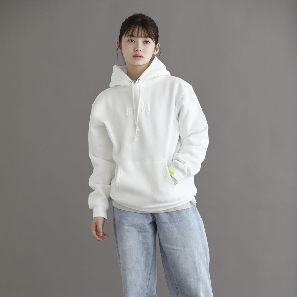 Logo Hoodie “SHINKOKYU” [White ]