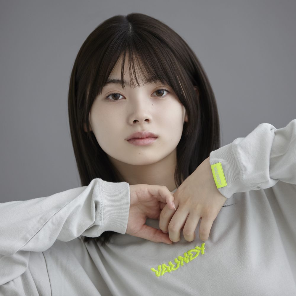 Long Sleeve T-shirts “SHINKOKYU”[Light Gray ]