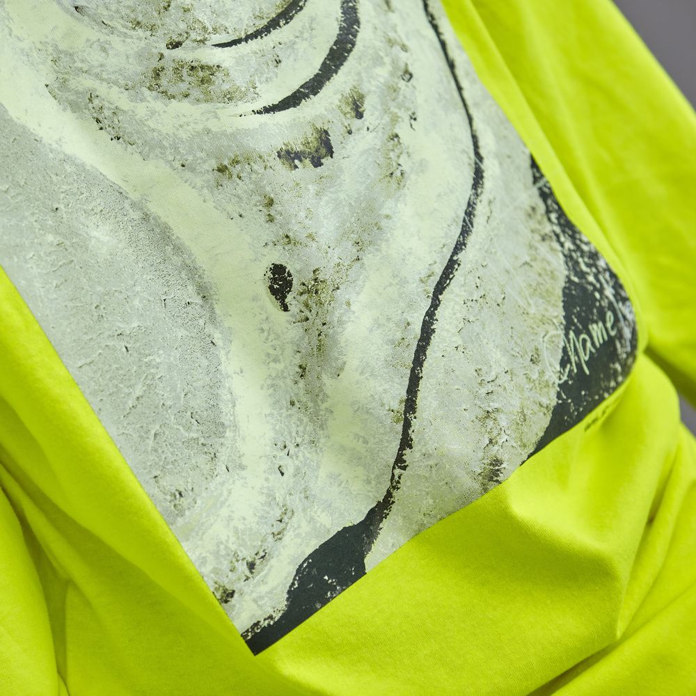 【Limited】Long Sleeve T-shirts “SHINKOKYU”[Safety Green ]