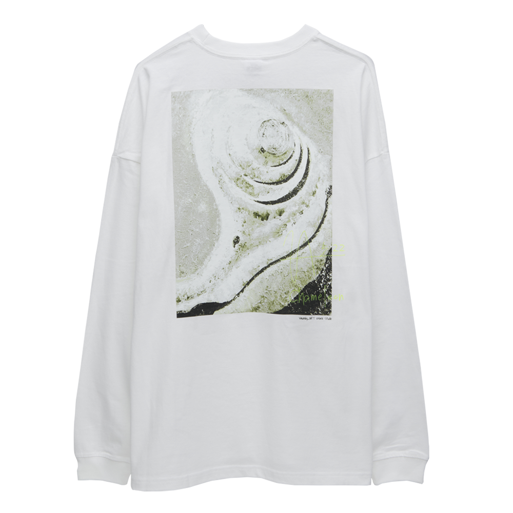 Long Sleeve T-shirts “SHINKOKYU”[White ]