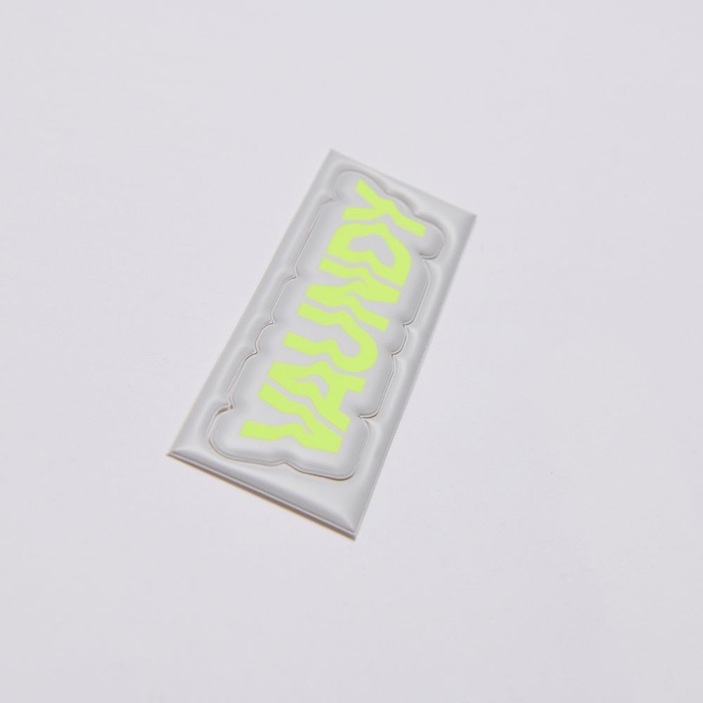 Air Sticker[Fluorescent Yellow×Light Gray]