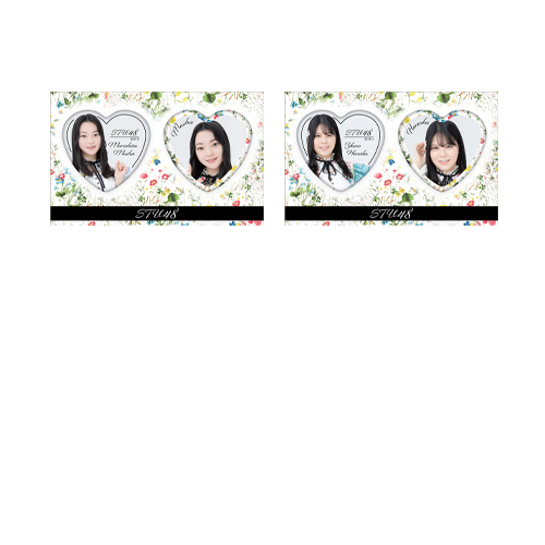 STU48 個別ハート缶バッジ2個セット(ボタニカル)