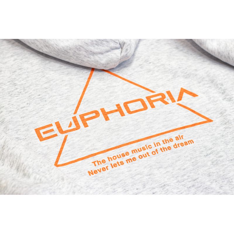 【YAJICO GIRL】刺繍グレーパーカー/EUPHORIA Edition