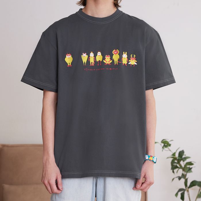 「月と猫のダンス」再び踊る動物Tシャツ＜グレー＞【後書き会員限定】