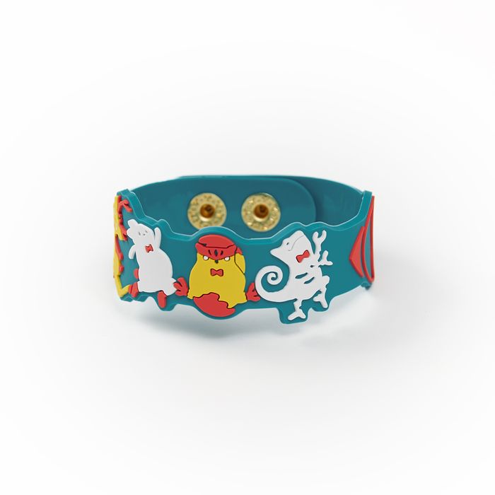 「月と猫のダンス」再び踊る動物ラバーバンド<青緑>【後書き会員限定】