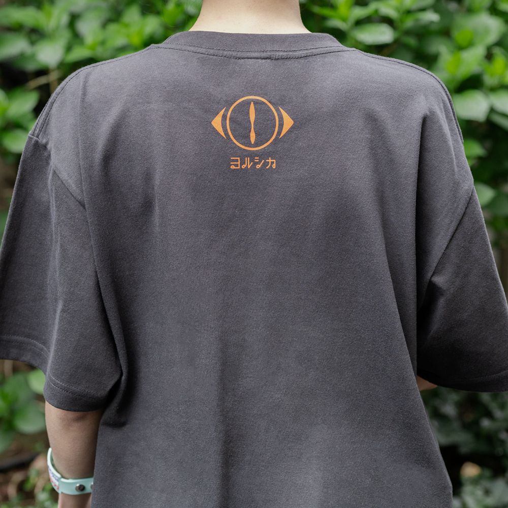 「月と猫のダンス」踊る動物Tシャツ〈スミ〉