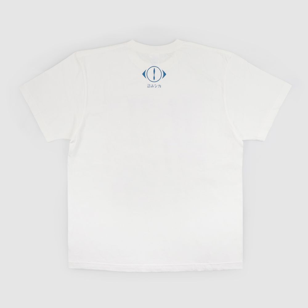 「月と猫のダンス」踊る動物Tシャツ〈白〉