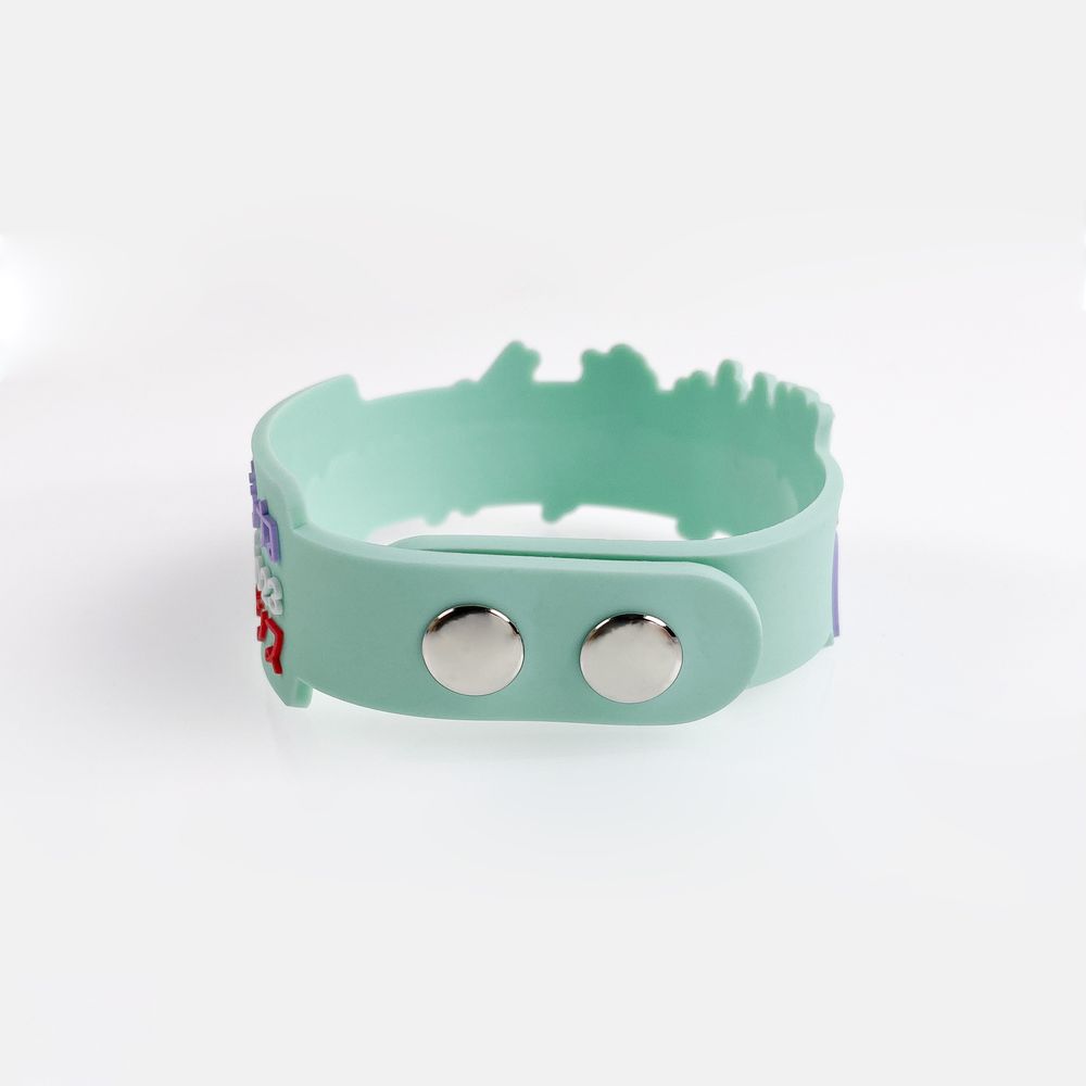 「月と猫のダンス」踊る動物ラバーバンド〈黄緑〉