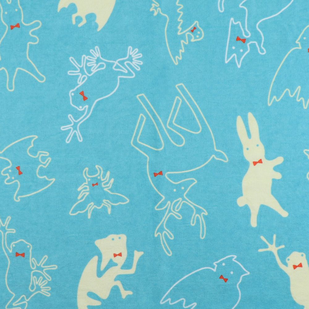 「月と猫のダンス」踊る動物バスタオル