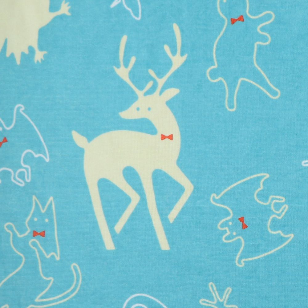 「月と猫のダンス」踊る動物バスタオル