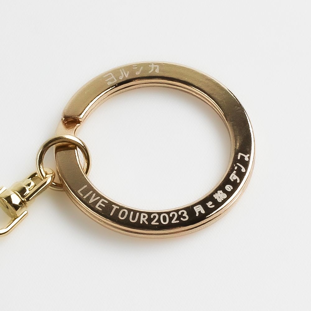 「月と猫のダンス」踊る動物アクリルキーホルダー