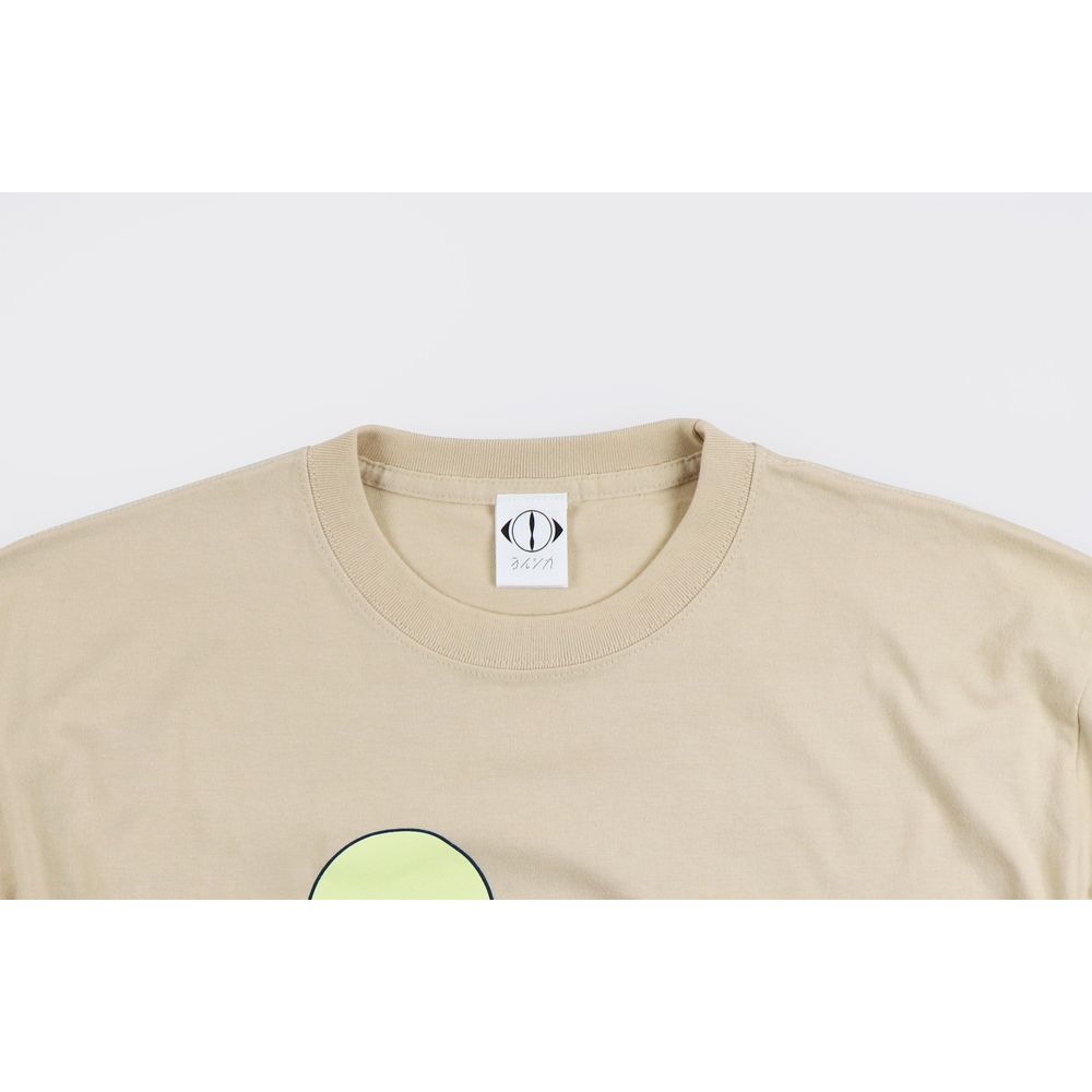 suisデザイン「月と猫のダンス(踊らない)」ロングTシャツ〈しっく〉