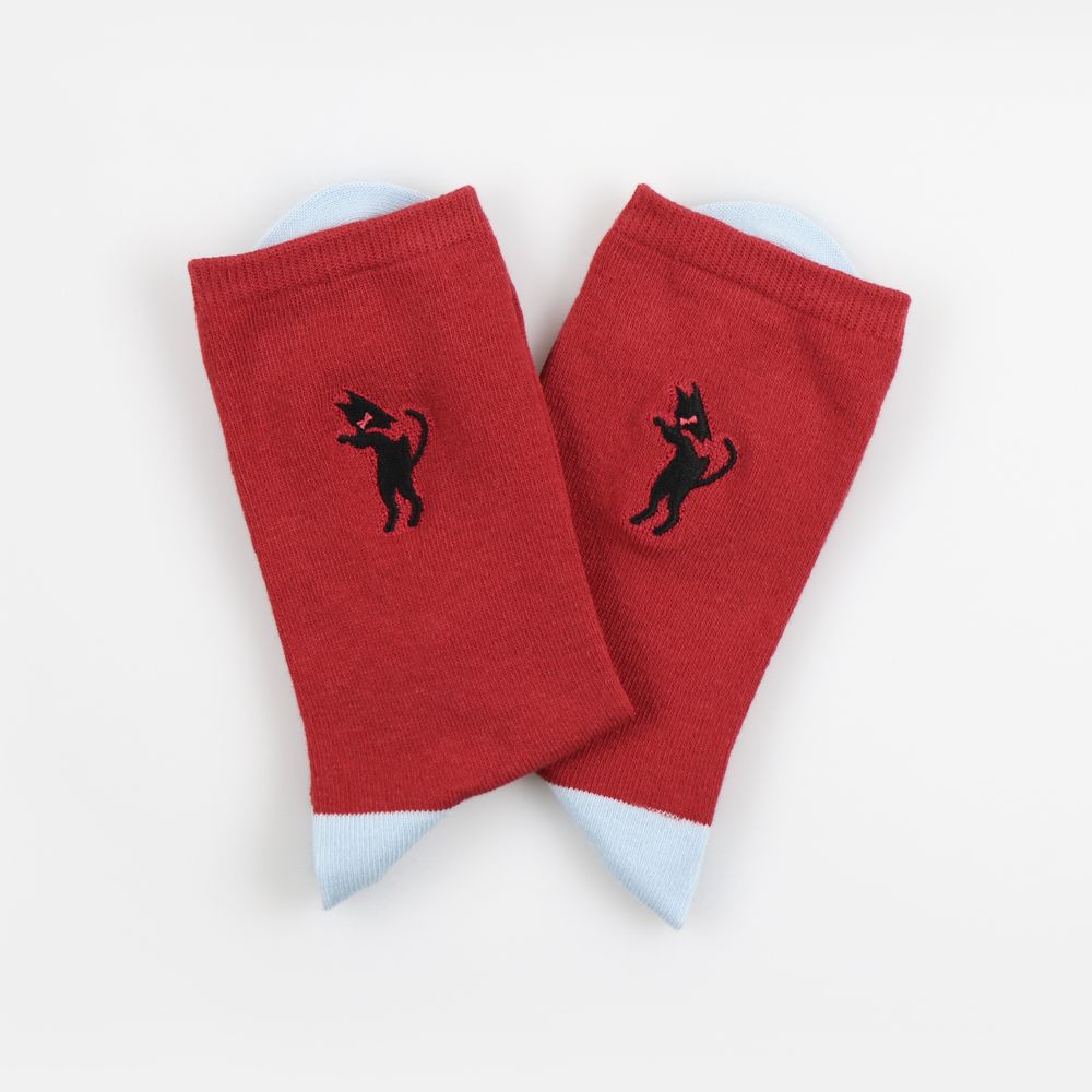 「月と猫のダンス」踊る動物靴下〈SMALL SIZE〉