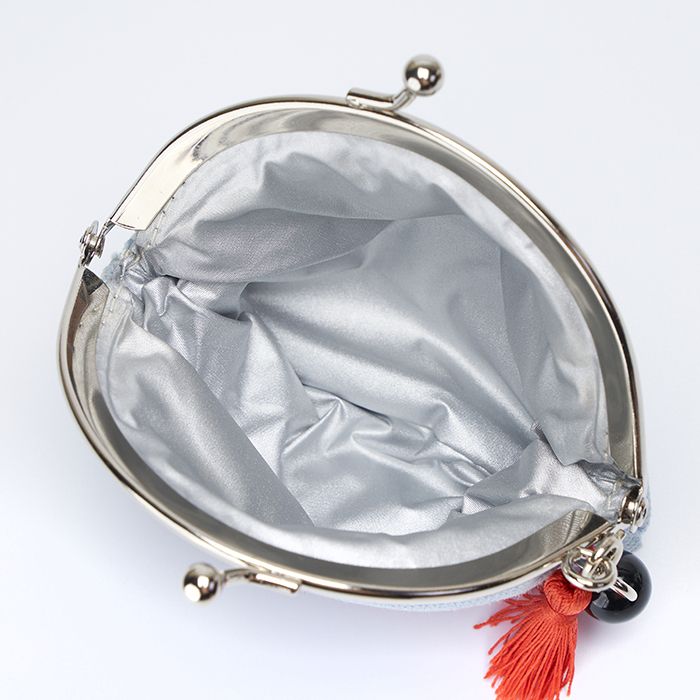 盗作再演 盗がま口ポーチB(水色)