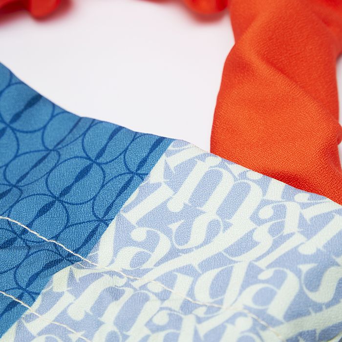 盗作再演 巾着風トートバッグ