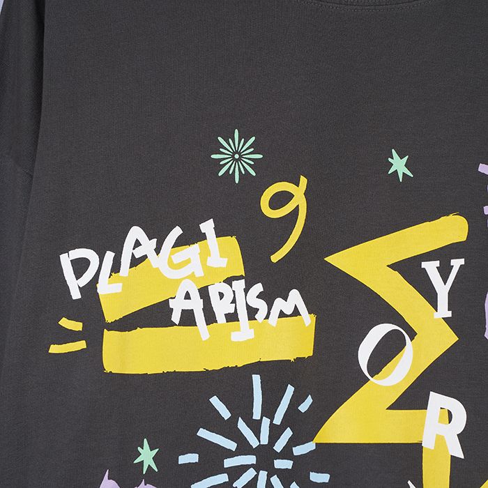 盗作再演 ロングT シャツ