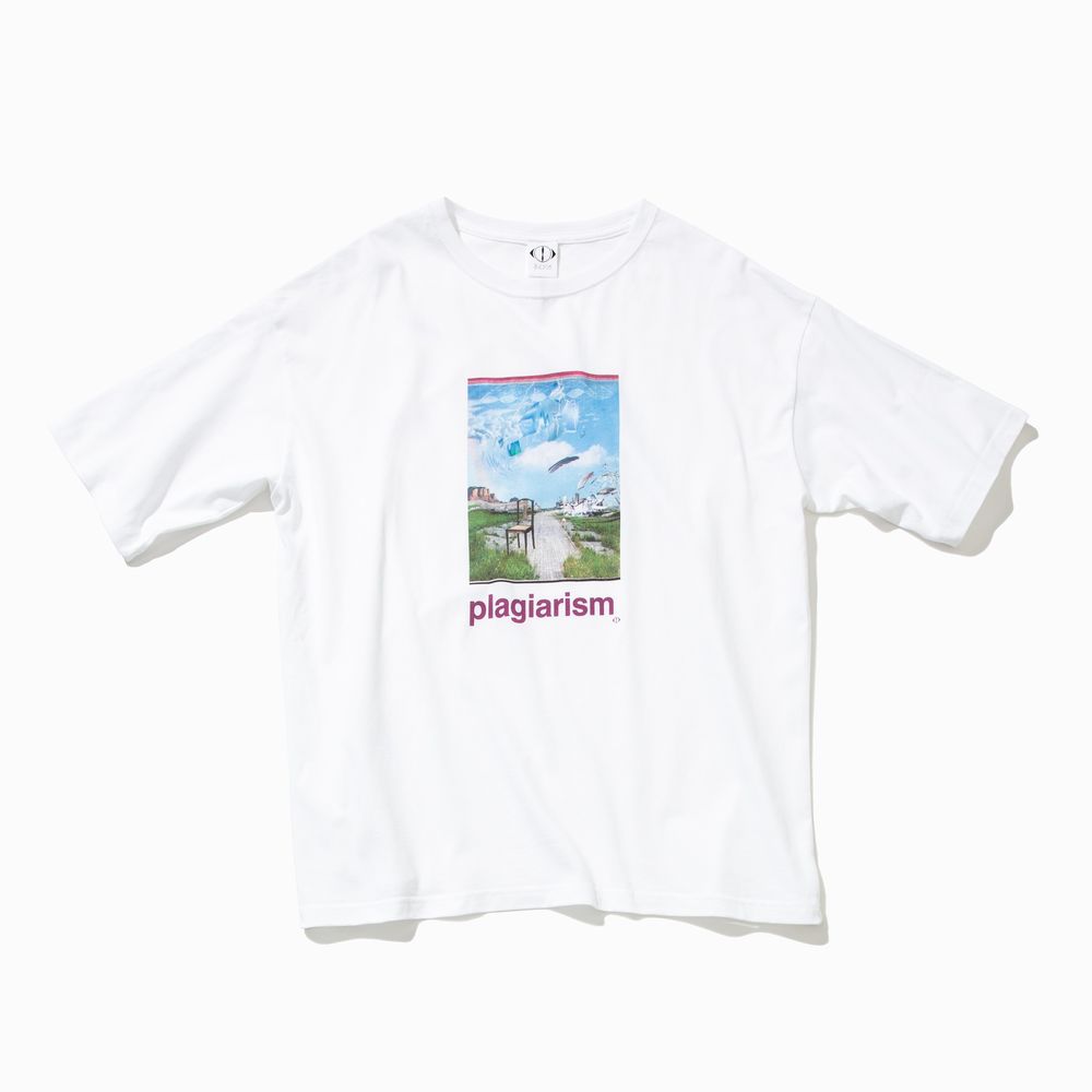 盗作 Tシャツ <Type A> /ホワイト