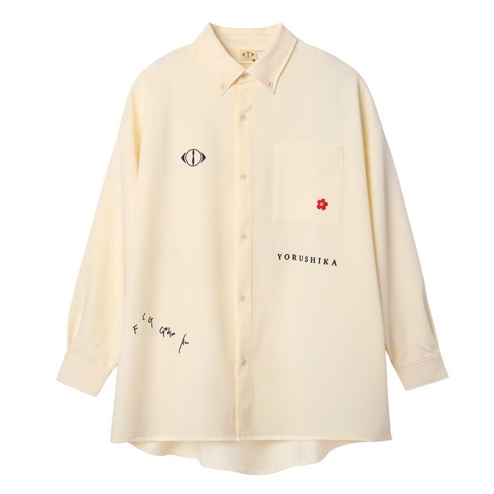 一人称 ロングシャツA(アイボリー)