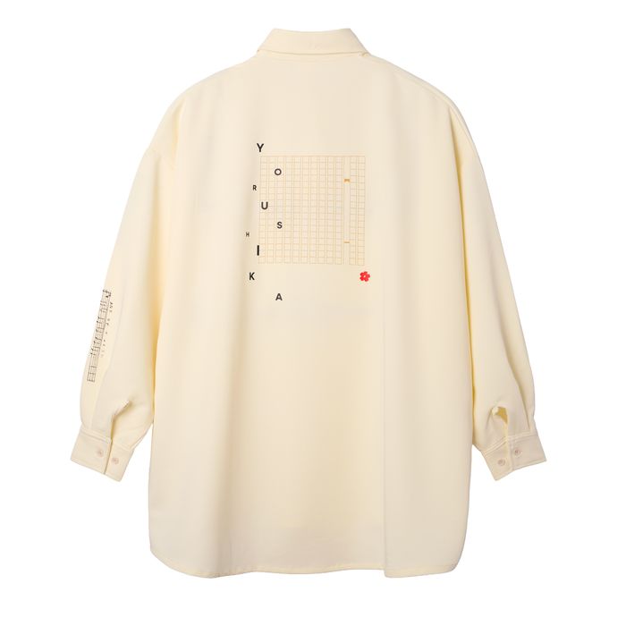 一人称 ロングシャツA(アイボリー)