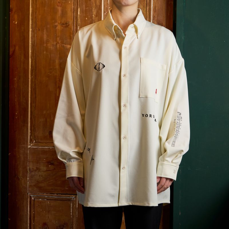 一人称 ロングシャツA(アイボリー)