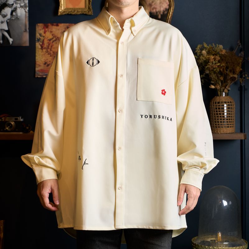 一人称 ロングシャツA(アイボリー)