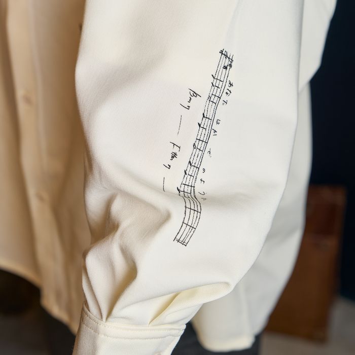 一人称 ロングシャツA(アイボリー)