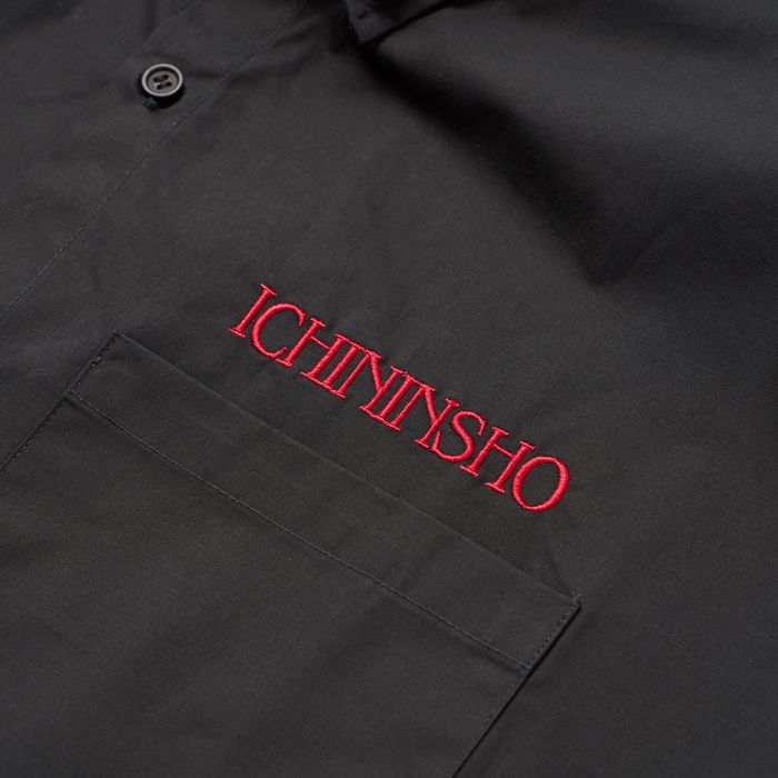 一人称 ロングシャツB(ブラック)