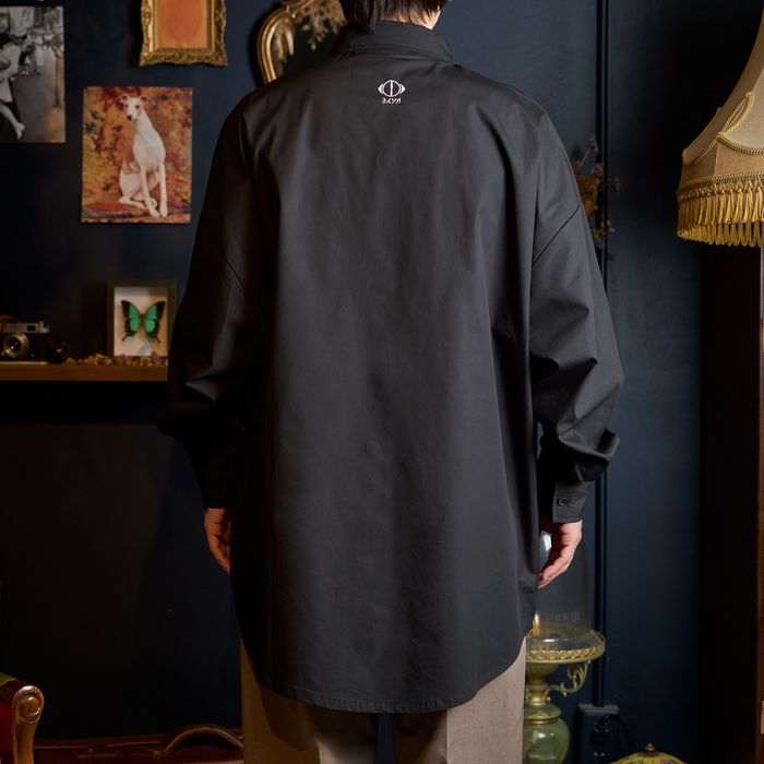 一人称 ロングシャツB(ブラック)