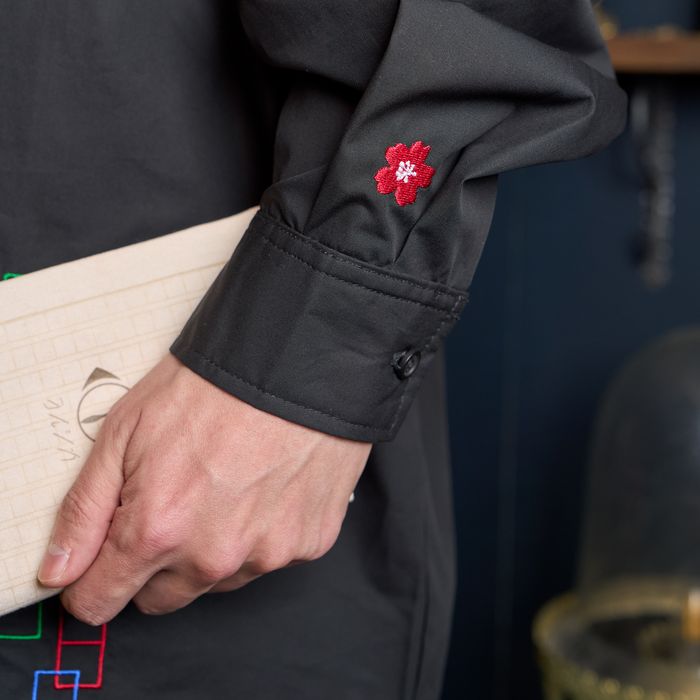 一人称 ロングシャツB(ブラック)