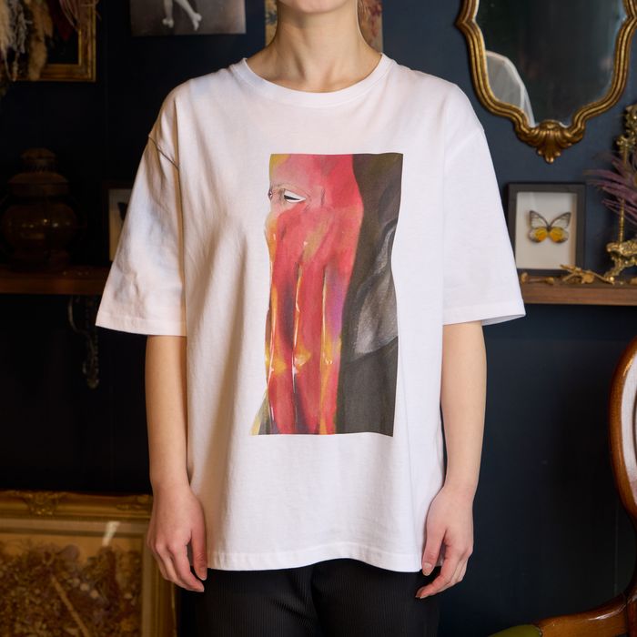 一人称 n-bunaイラスト TシャツA(火星人)